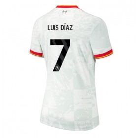 Liverpool Luis Diaz #7 Tredje skjorte til dame 2024-25 Kortermet